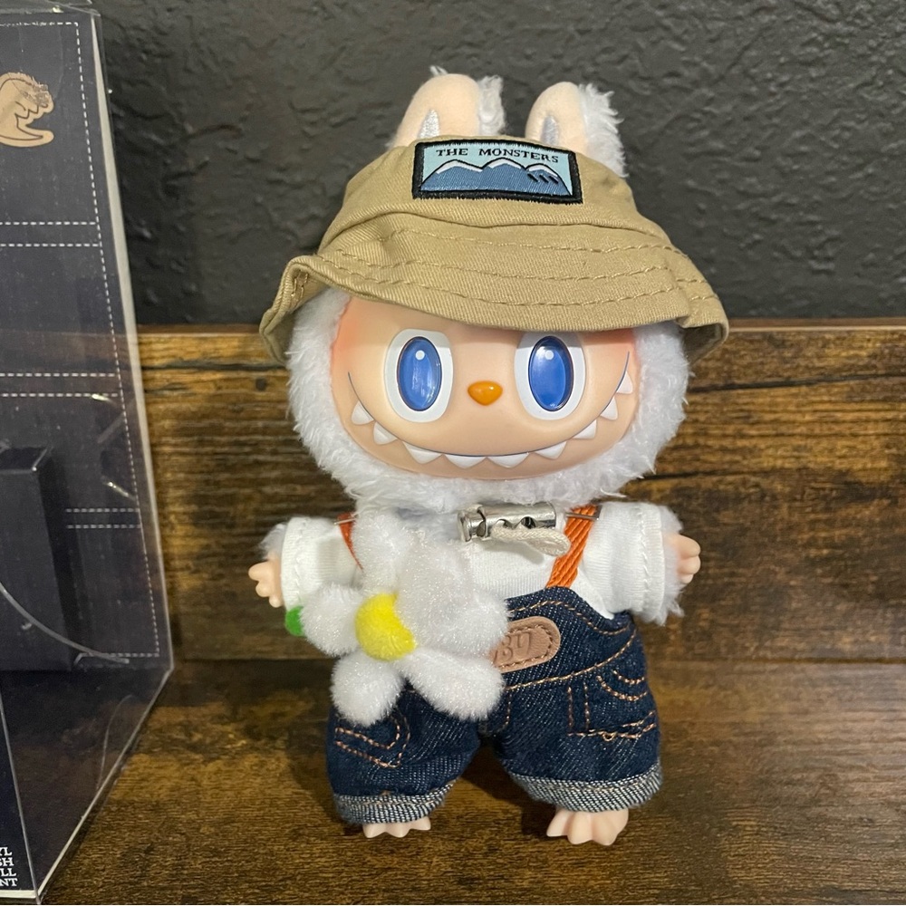 The monsters fall in wild vinyl plush open box labubu
